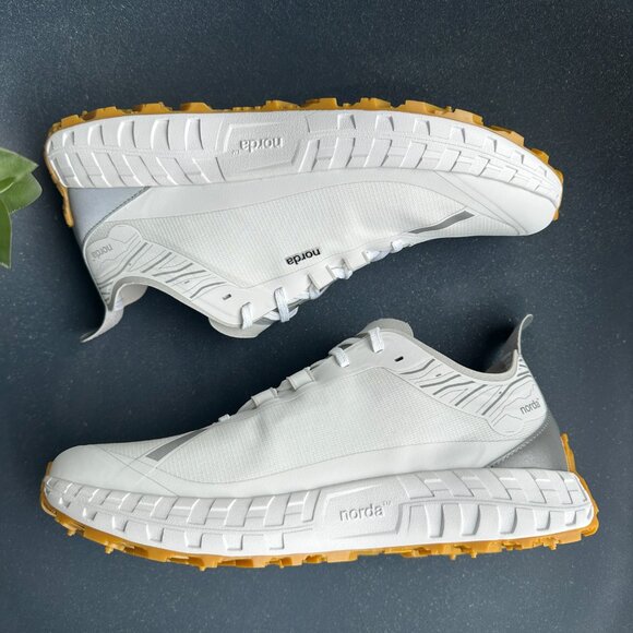 NEW Norda 001A - Men's 12 - White Gum - Trail Running Shoe - 001 A - Picture 10 of 14